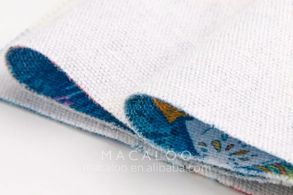 Unicorns digital printing canvas woven cotton fabric