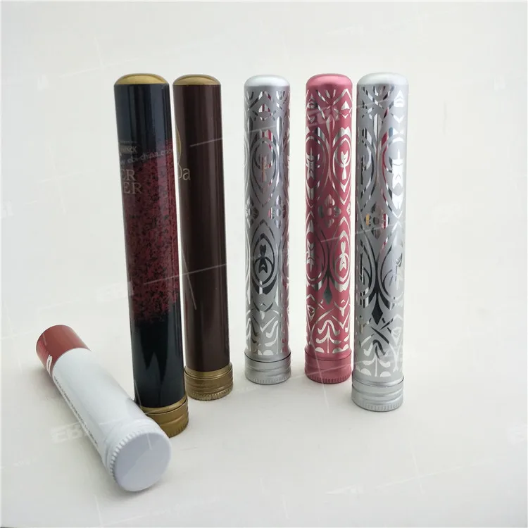 Sample Free Tapered Aluminum Tube Lip Balm Metal Tube 6061 Aluminum