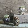 creative variable glaze small ceramic succulent plant pots for desktop