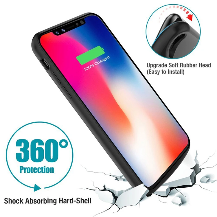 Slim Portable Charging Case For Iphone X Battery Charger Case Power