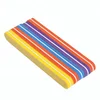 Cheap nail file grit 80/100/180/240 colorful diamond OEM nail files wholesale nail sponge buffer