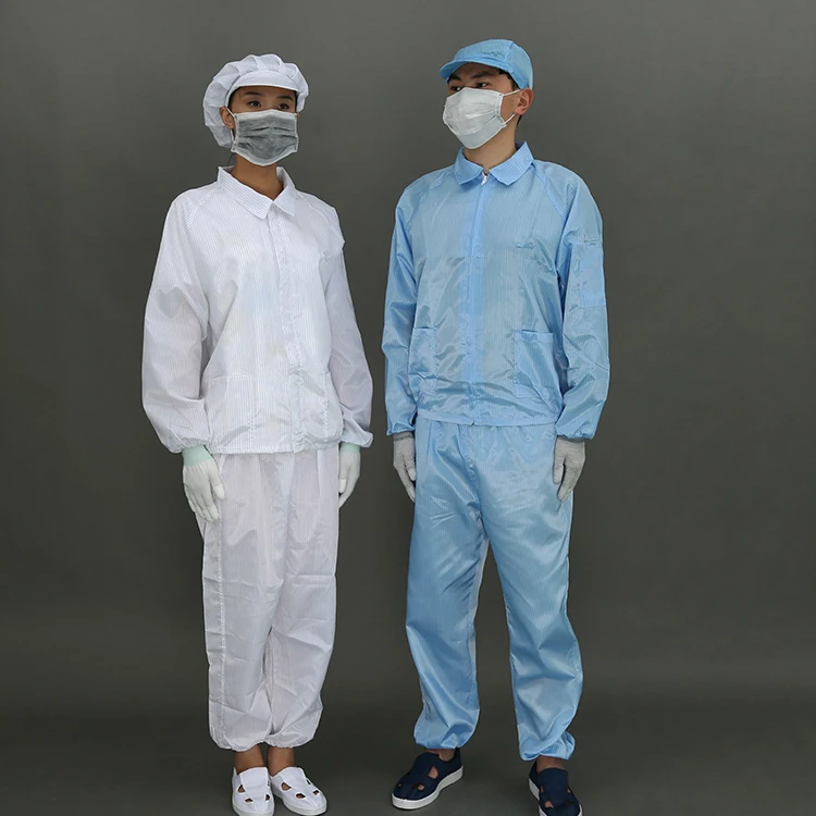 
Unisex Anti-Static White Safety Coverall With Washable 