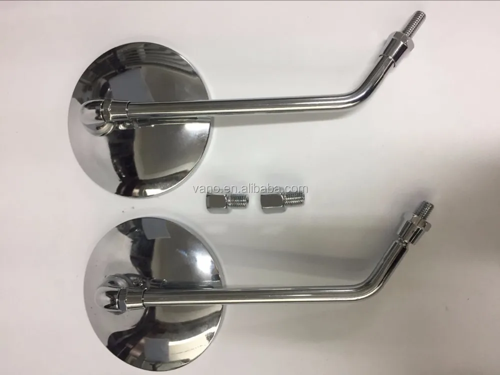 Silver Stainless Simson MZ Motorcycle Side Mirror