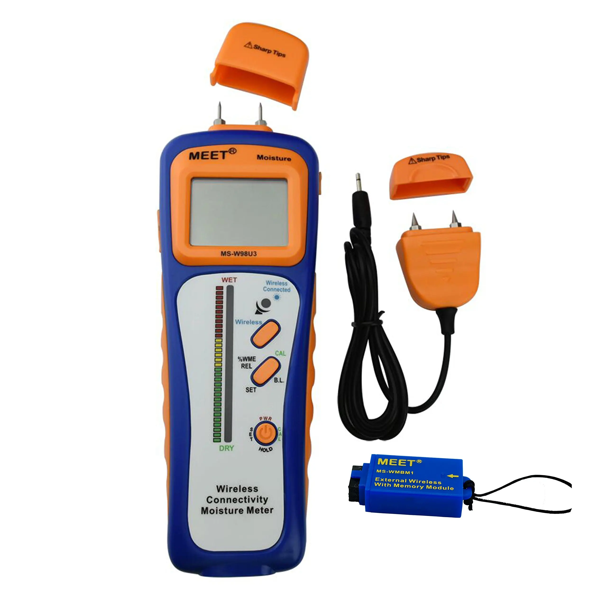 Flir Mr05 Striking Pin Probe Moisture Meter Rj45 In Flir Mr05 Striking Pin Probe