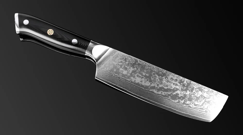 Damascus Kitchen Knife Set 5PCS Forged Steel Japanese Damascus Steel Knife vg10 Cooking Fillet Fish Chef Knife CN