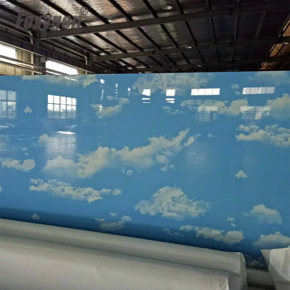 Pvc Stretch Ceiling Film Interior Decoration High Glossy Paint Film For