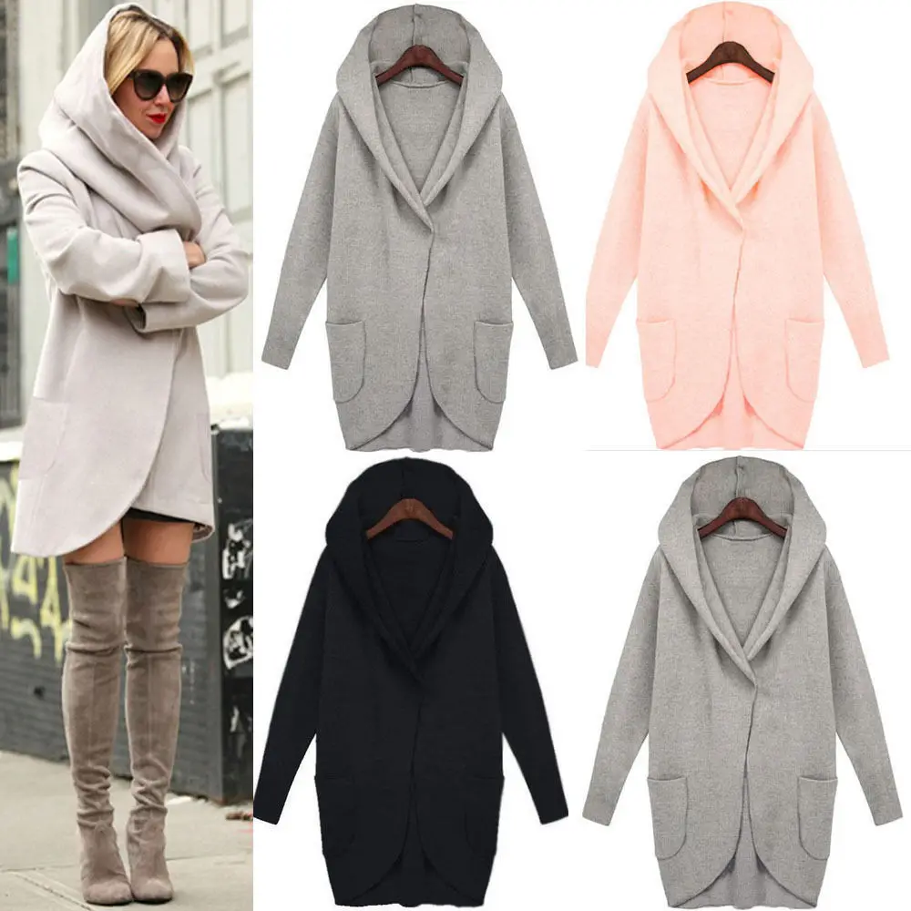 women's hooded wool winter coats