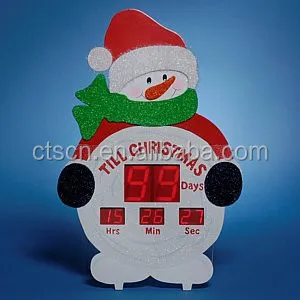 Outdoor Christmas Countdown Clock Decoration Misli Poklave