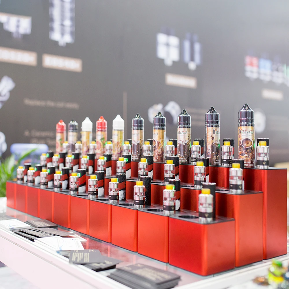 2018 Athena new product 50 slots E juice testing station to test flavors for your vape shop