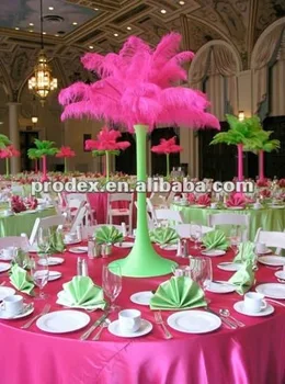 Por Hot Pink Ostrich Feather Centerpiece For Wedding Party Por Hot Pink Ostrich Feather Centerpiece For Wedding Party Decoration