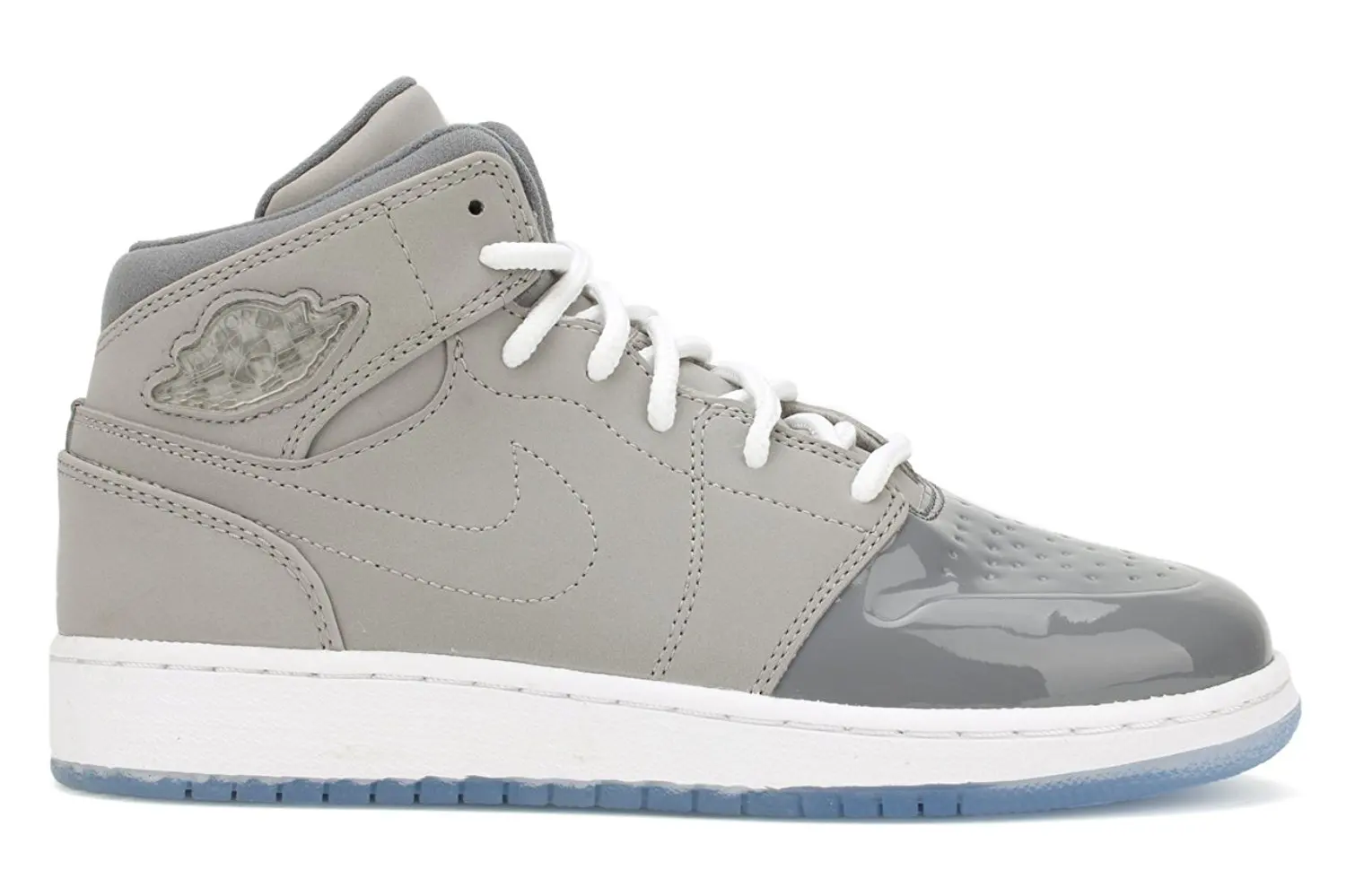 Nike Air Jordan 1 Retro '95 (GS) 628620-003 Grey/White Kids Basketball Shoes