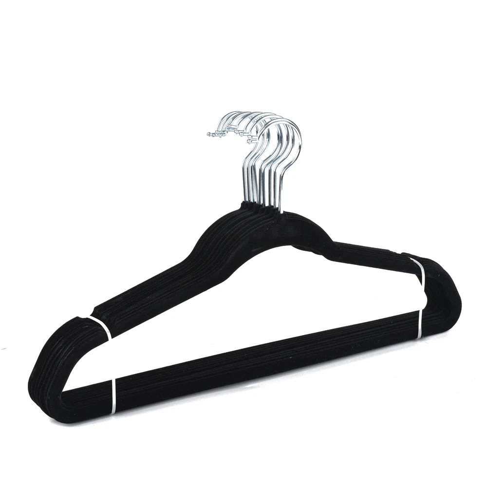 High Quality Hotsale Thick Black Velvet Coat Hangers Wholesale Buy Black Velvet Coat Hanger