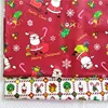 Christmas santa claus pattern printed cotton fabric popular 100% organic cotton fabric