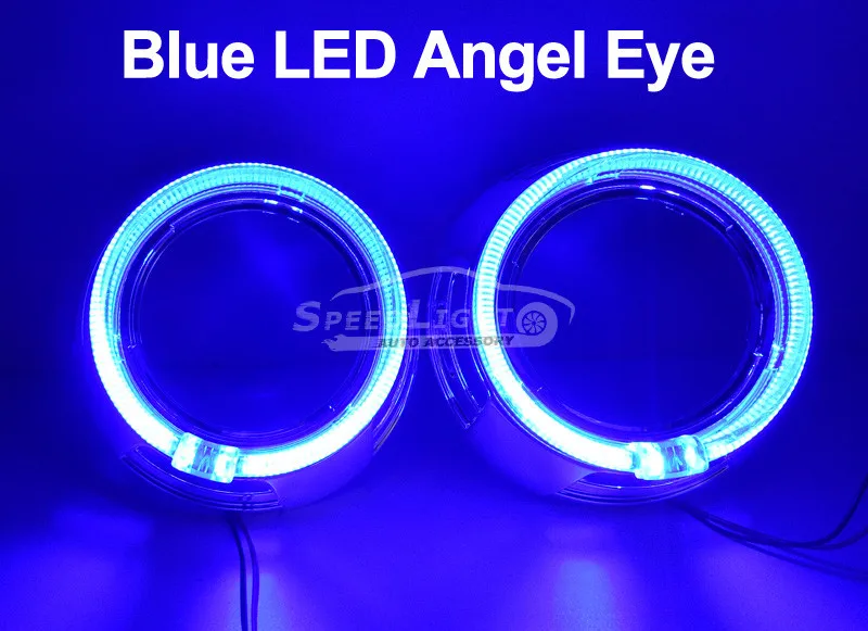 Hid Projector Headlight Kit 3 Inch D2s Bulb Car Angel Eye Projector