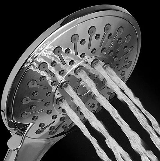 Amazon Hot Luxury Adjustable Massage Shower Head Handheld Shower High