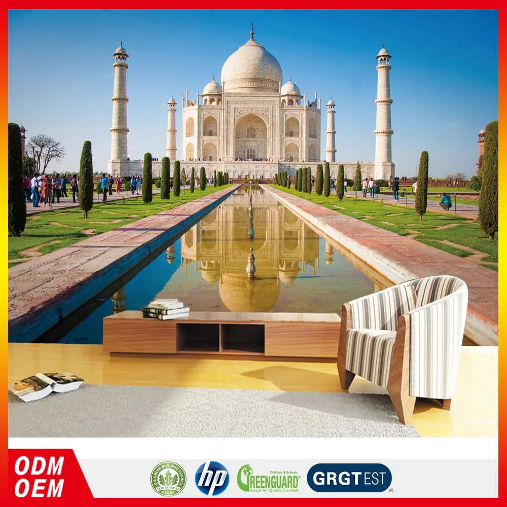 Indien Taj Mahal Foto Preis 3d Wandtapete Beruhmte Gebaude Tapete Fur Buro Wand Buy Tapete Fur Burowande Taj Mahal Foto Preis 3d Wand Tapete Indien Design Tapeten 3d Product On Alibaba Com