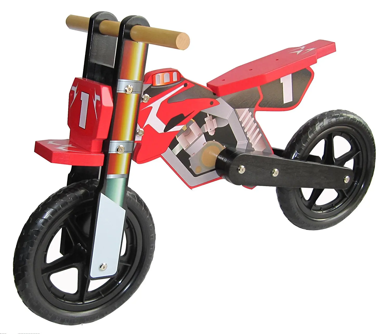 wooden training bikes for toddlers