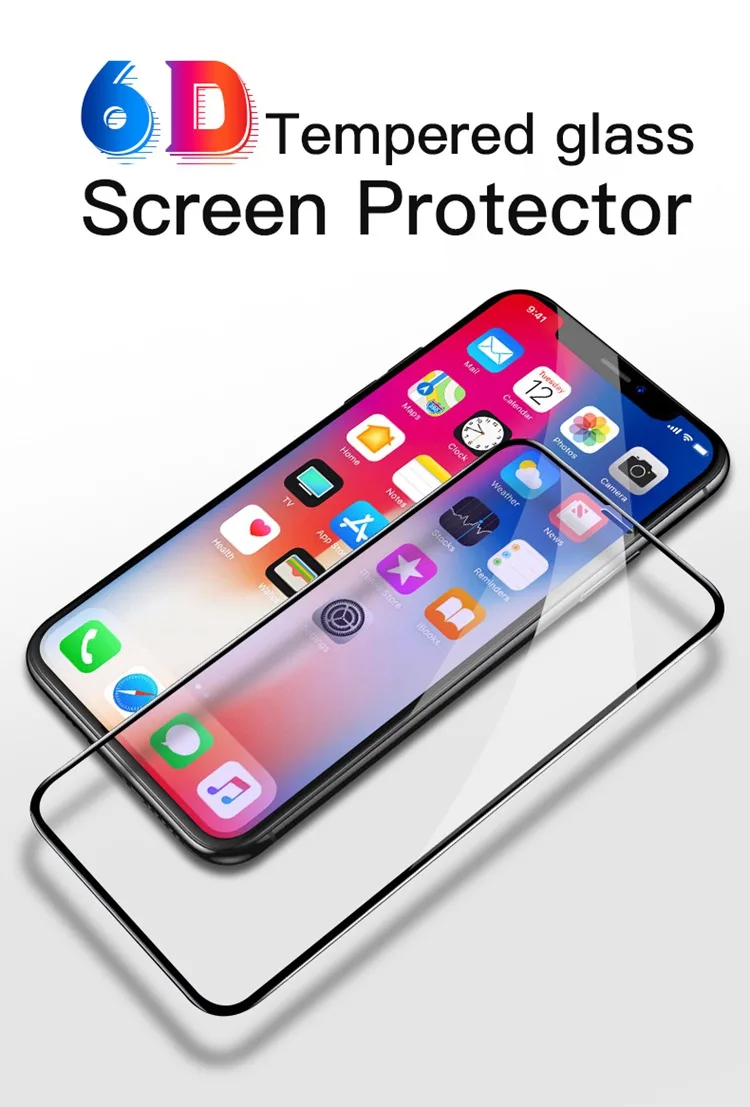 Mobile Phone 6d Glass Screen Protector Screen Protector Tempered Glass