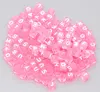 New Pink 7mm acrylic letter beads for bracelets!! acrylic alphabet beads for chunky necklace jewelry !!