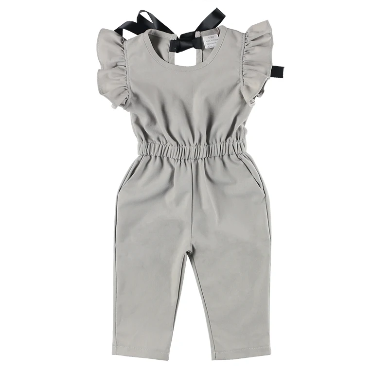 girls linen jumpsuit