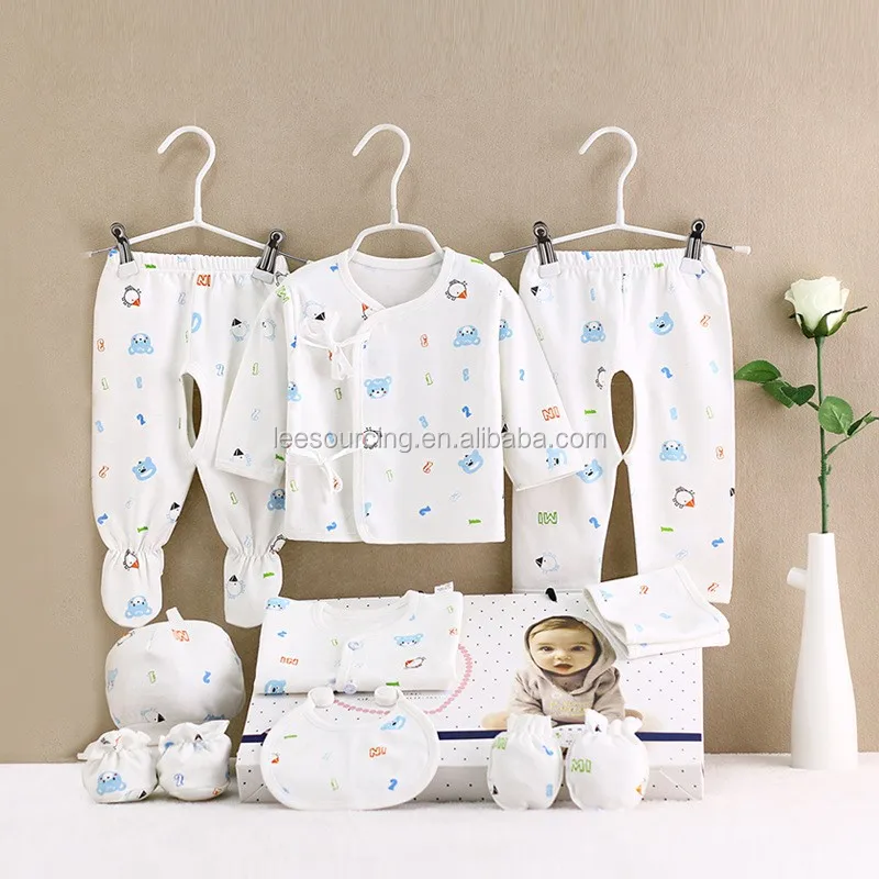 Leesourcing Bulk Price In Stock 9pcs 100 Organic Cotton Newborn Baby