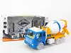 Battery operated bump&go cement mixer with light and music toy truck EN71