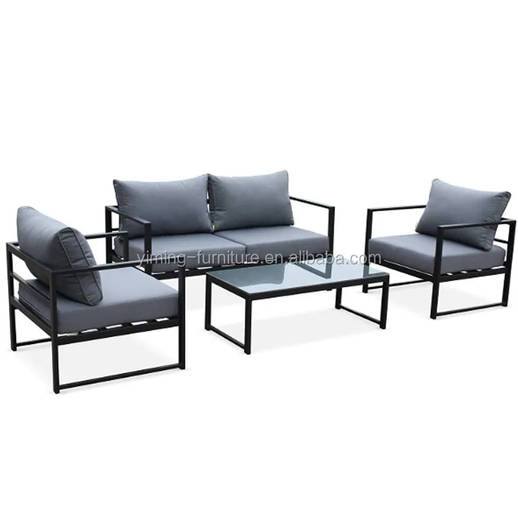 4 Piece Garden Sofa Aluminium Modular Outdoor Sofa Set Buy Outdoor