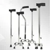 Adjusted Small Based Quad walking cane with Rubber tips
