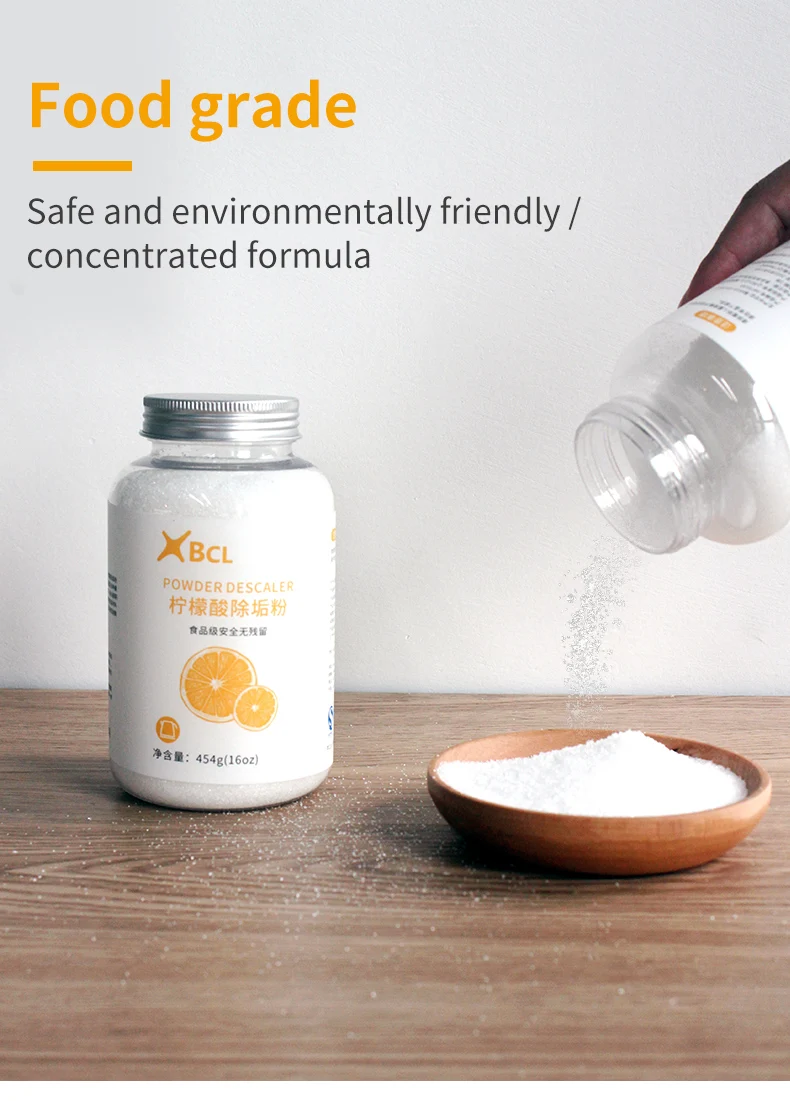 Food Grade Descaling Powder For Water Cup Water Dispenser Water Heater