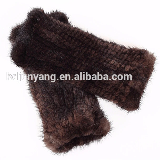 mink fur gloves