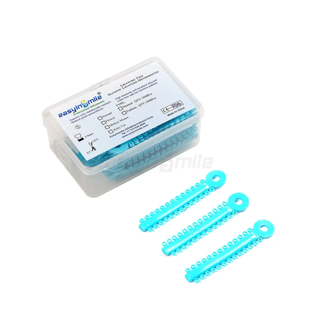 Easyinsmile 3m Orthodontic Elastic Bands Ligature Tie Orthodontic