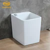 Wholesale good quality colorful ceramic mop sink wash basin pool for garden
