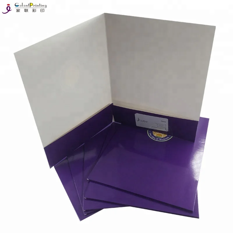 Brown Kraft Paper Folder,A4 Size Kraft Card Presentation File Folder