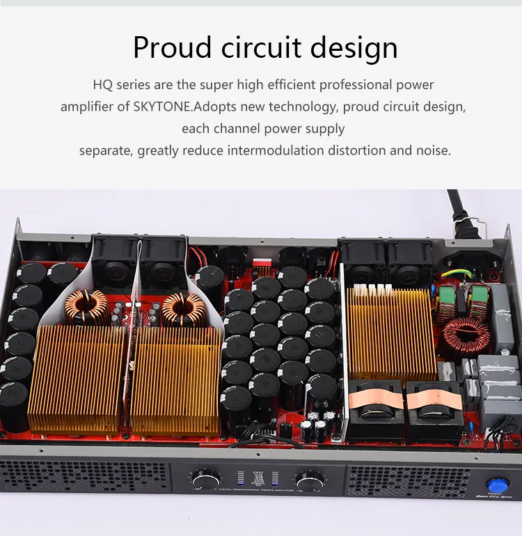 Digital Power Amplifier 1u Light Weight 60v300v Wide Voltage Buy