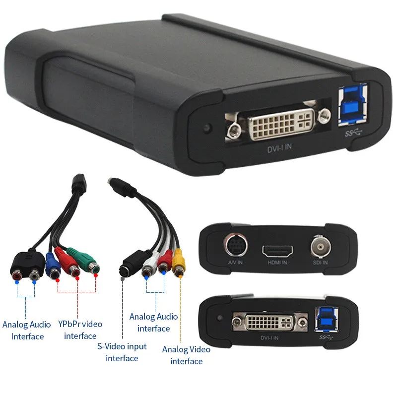 Usb30 Video Capture Card Video Streaming Box Wit