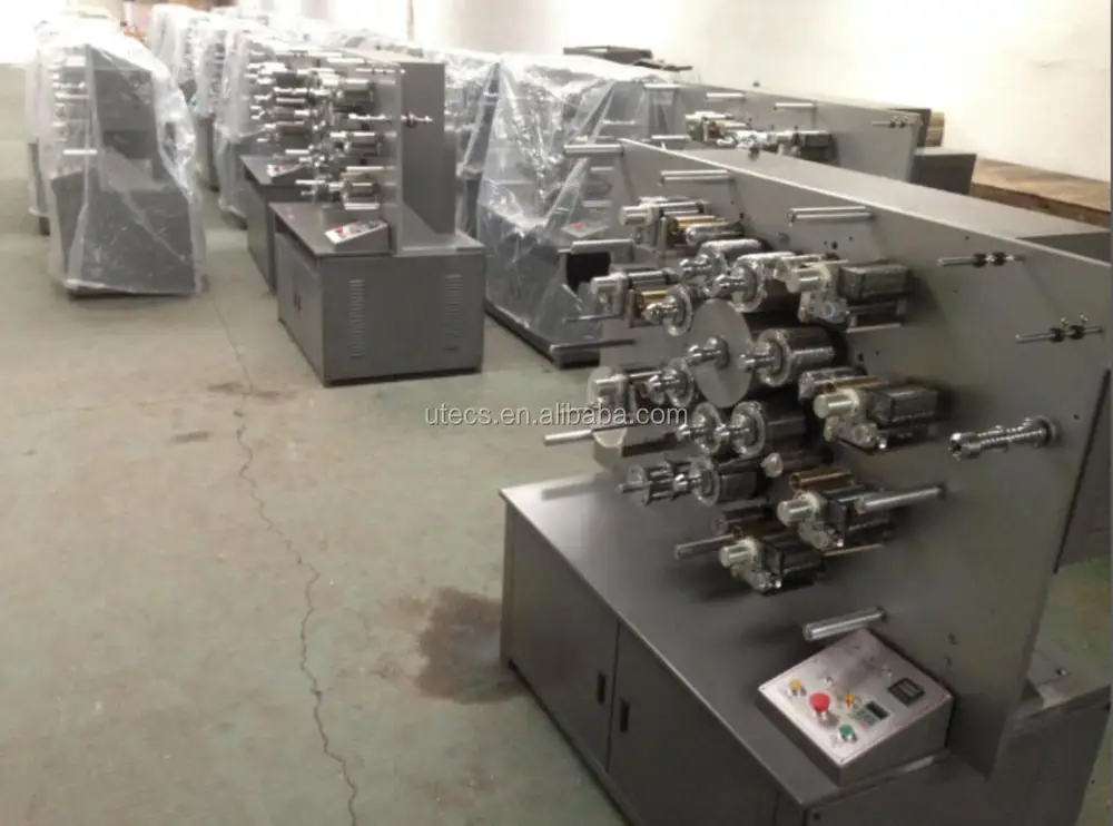 Ugs1007 7 Full Color Front Back Two Side Automatic Rotary Fabric Label