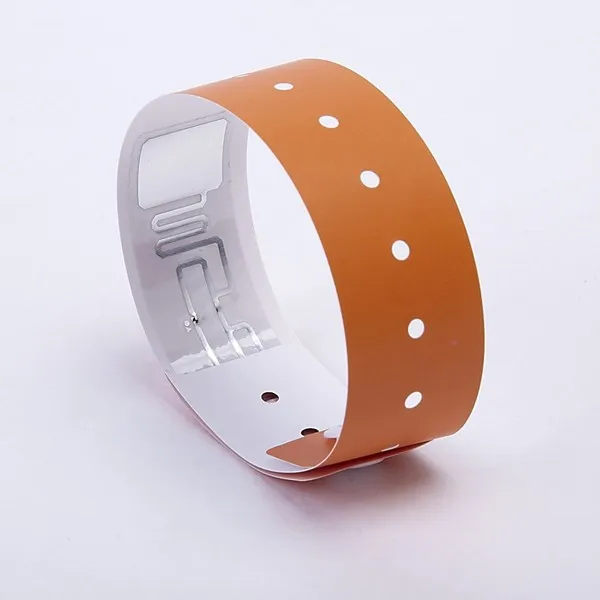 Event Pvc Wristband Waterproof 13.56mhz Nfc Wristbands Custom Printing