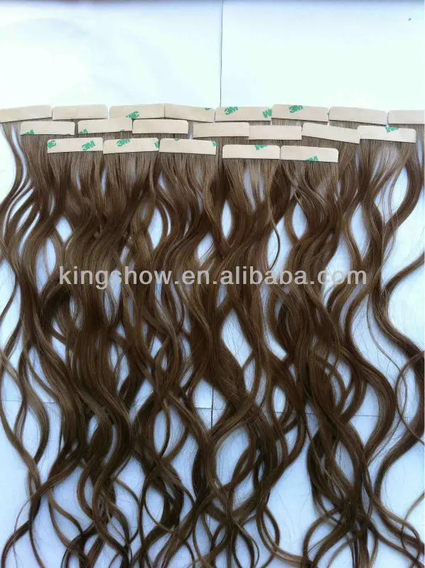 Glue In Tape Wavy Remy Hair Extensions Buy Tape Hair Extensions