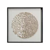 Shadow Box Handmade Wall Art Painting on MDF board with Glass