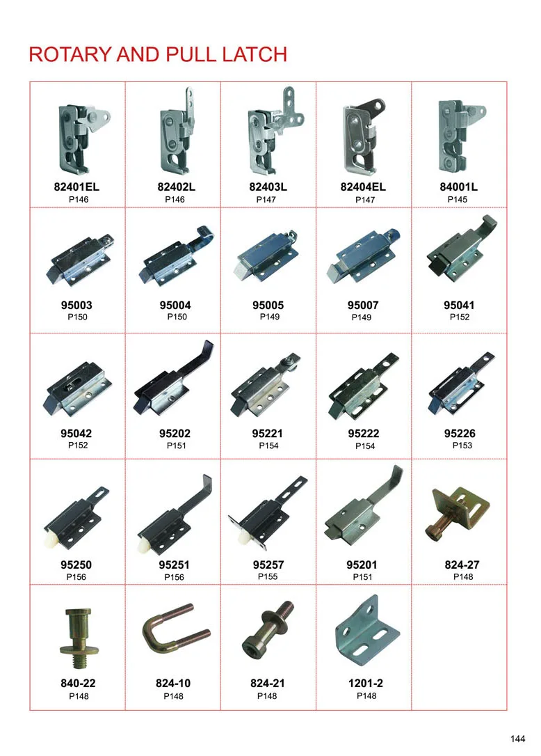 Rotary and Pull Latch