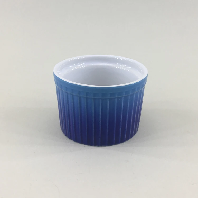 High Grade Round Shape White Color Standard Size Bulk Ceramic Cupcake