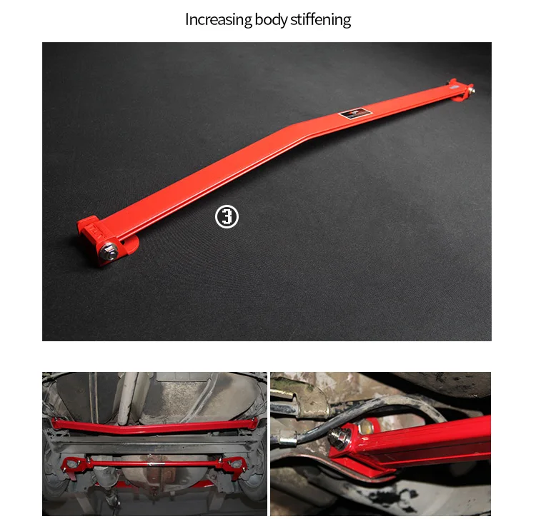 Lvtu Hot Sell Racing Strut Tower Bar Strut Brace Kit Anti Roll Bar For