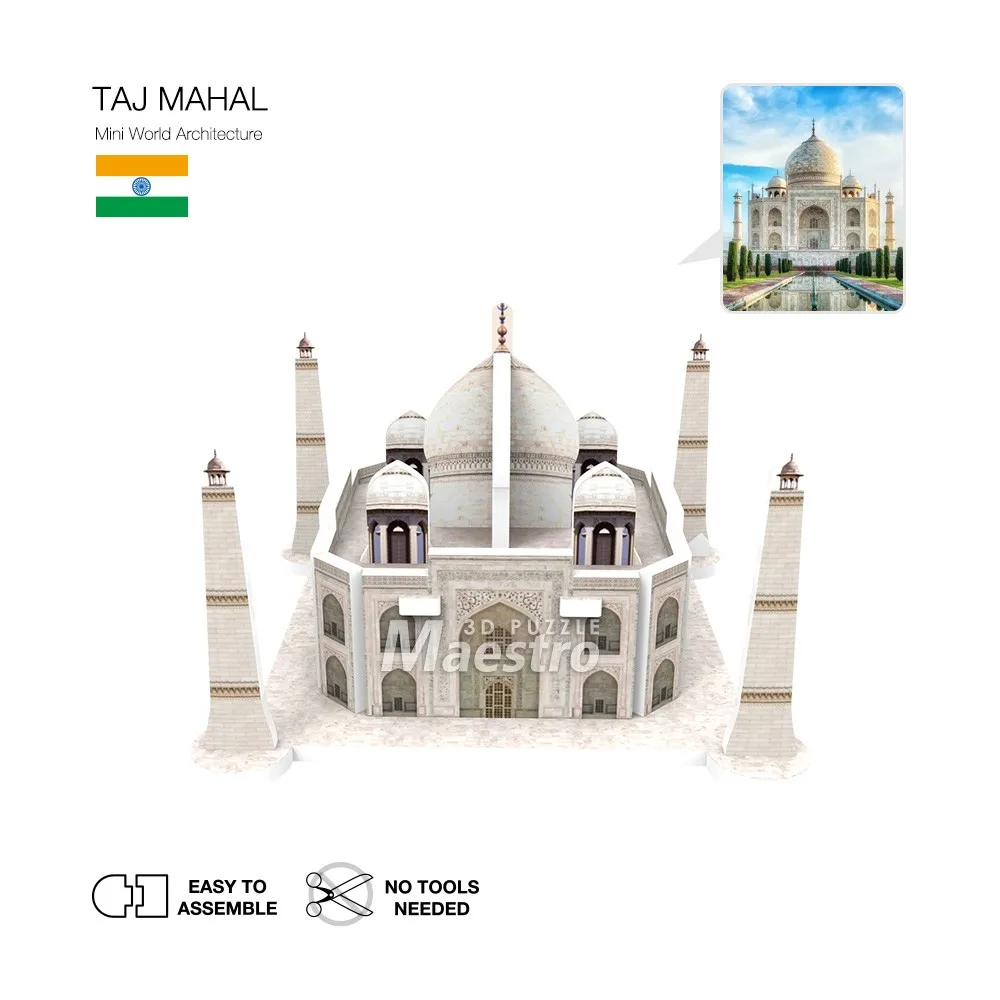 الشهيرة مسجد تاج محل نموذج Diy 3d نموذج هدية البند الهند Buy تاج محل نموذج هدية هدية الهند Model 3d Model Product On Alibaba Com