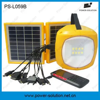 Home Lighting 2w Solar Powered Led Lamp With Usb Solar ...