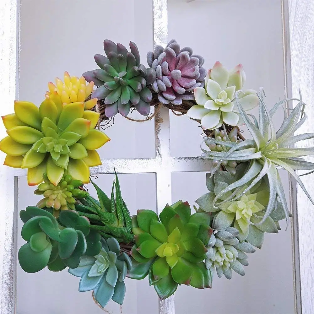 14 Pcs Artificial Succulent Plants Unpotted Assorted Faux Succulent