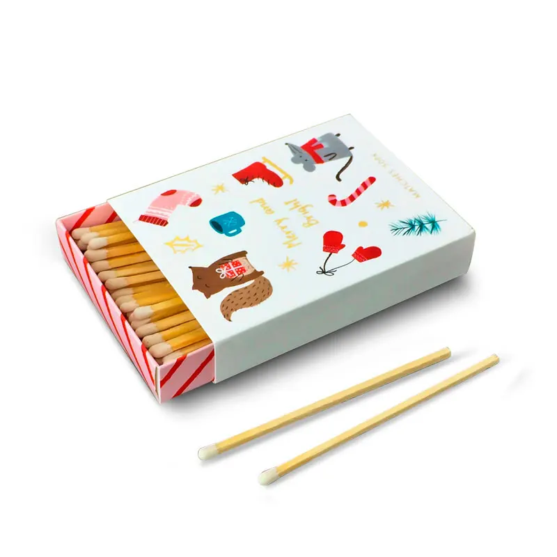 Custom Fire Matches Wooden Safety Matches Paper Box Package Logo Printing Buy Fire Matches