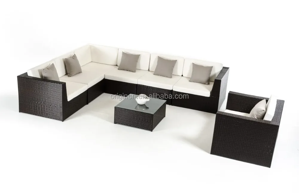 Clic Cozy Modular Sofa With Wicker Single Chair For Large Family Clic Cozy Modular Sofa With Wicker Single Chair For Large Family And Rattan Bali Outdoor