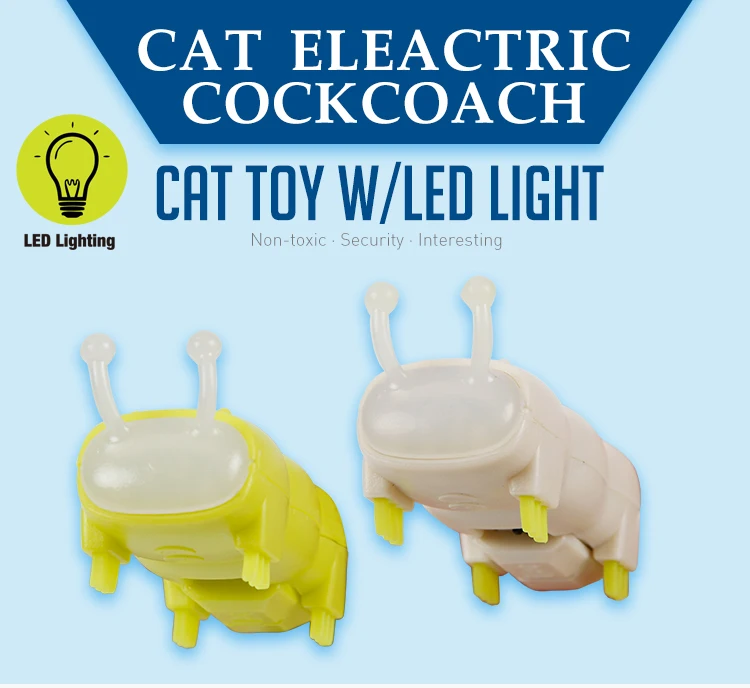 Discount Like Cockroach Products Cat Playing Interactive Cat Toy Electronic Cat Toy