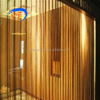 Metal Mesh Curtain Drapery For Living Room Separator Buy Metal