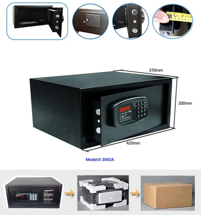 Hotel Popular Safe 18mm Solid Electronic Safety Box Buy Hotel Safety
